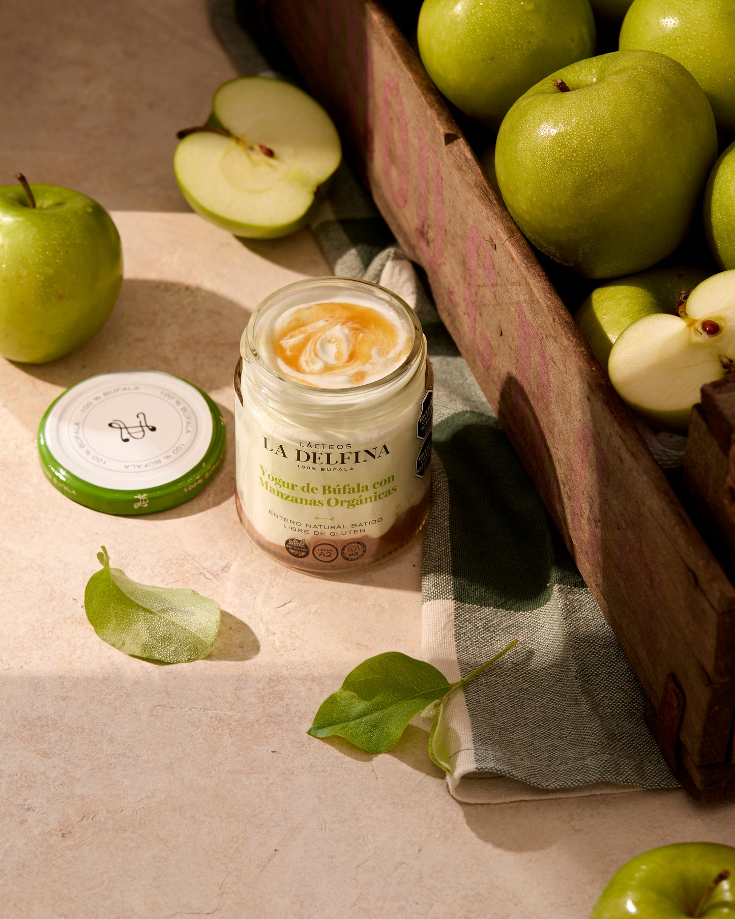 Yogur Batido con Manzana Orgánica