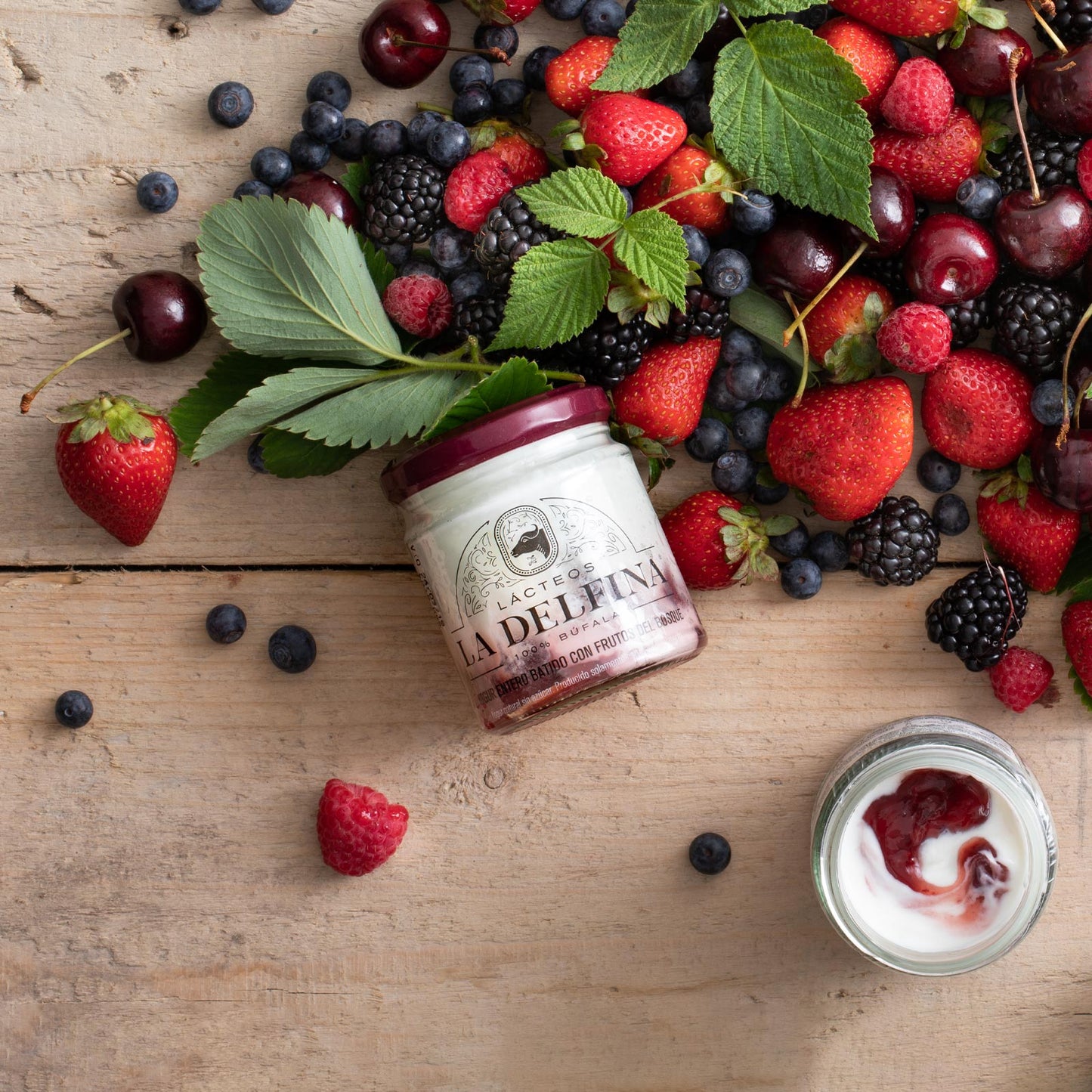 Yogur Batido con Frutos del Bosque Orgánicos