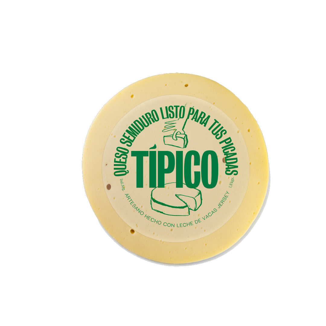 TIPICO - Queso Semiduro horma 1.7 kgs