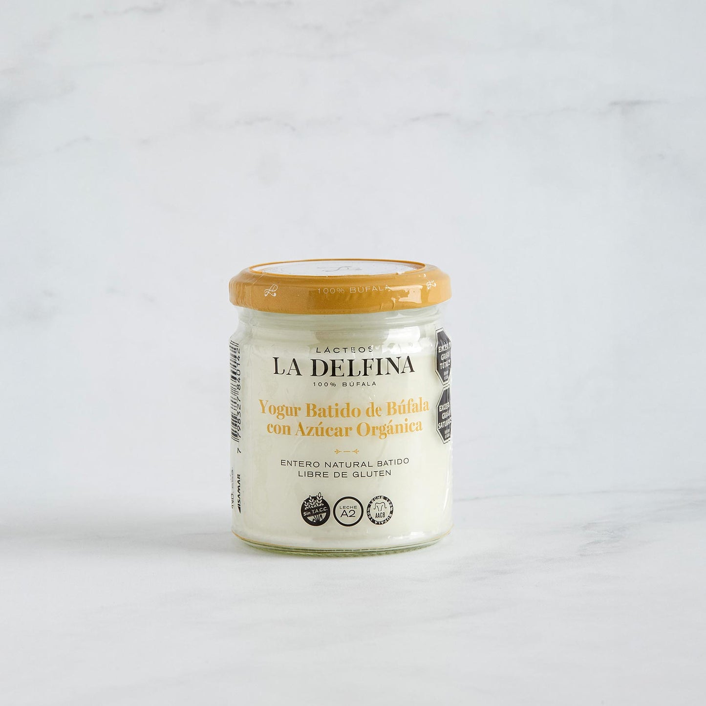 Yogur Batido de Búfala con azúcar orgánica (Frasco 160 g)