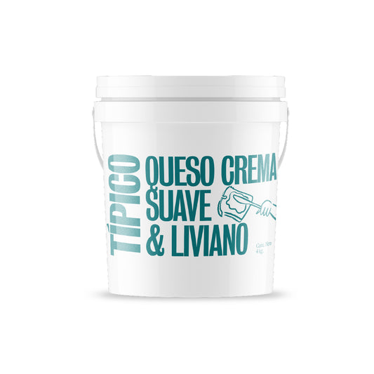 TIPICO - Queso crema - Balde 4 kgs