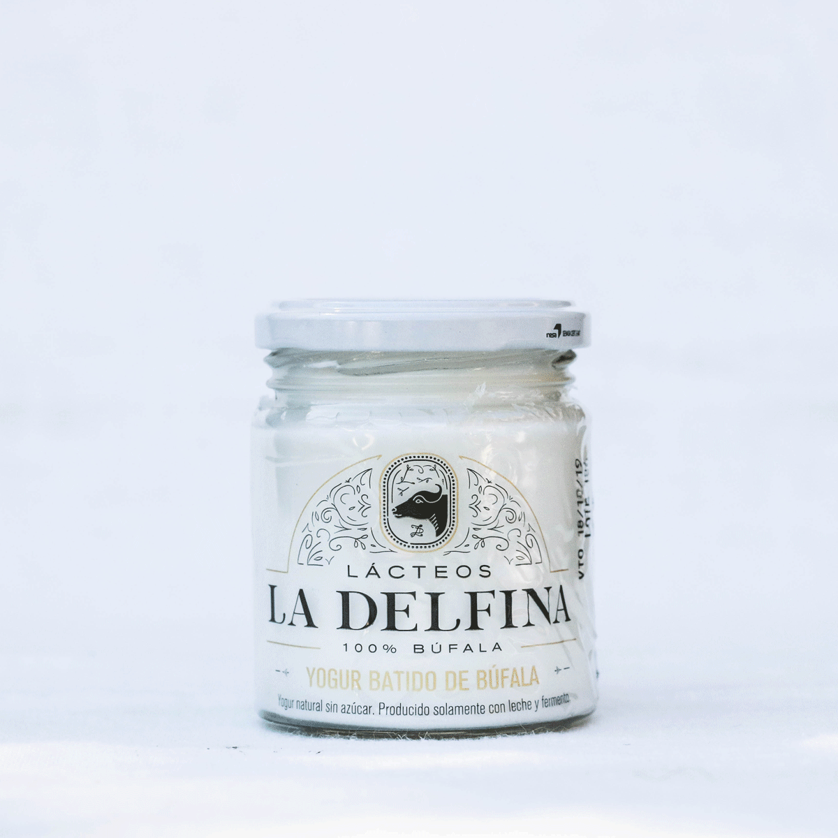 Yogur Batido de Búfala sin azúcar (Frasco 160 g)