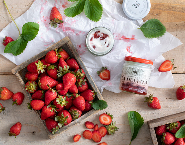 Yogur Batido con Frutilla Orgánica