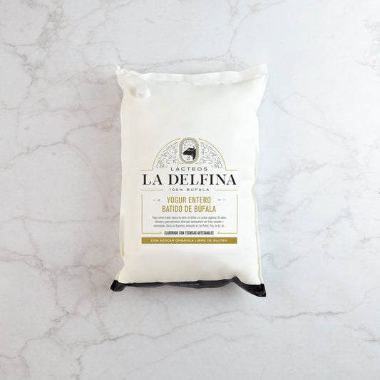 Yogur Batido de Búfala con azúcar orgánica (Doy Pack 3.8 Kg)