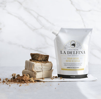 Yogur Batido de Búfala con azúcar orgánica (Pouch 600 g)