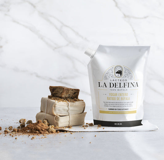 Yogur Batido de Búfala con azúcar orgánica (Pouch 600 g)